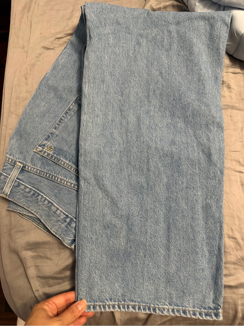 Sunday Best Light Blue Relaxed Men's Jeans - Picture 3 of 3